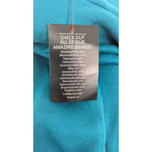 Woman Within Blue 3X Cardigan Button Down Winter Warm - Picture 10 of 10